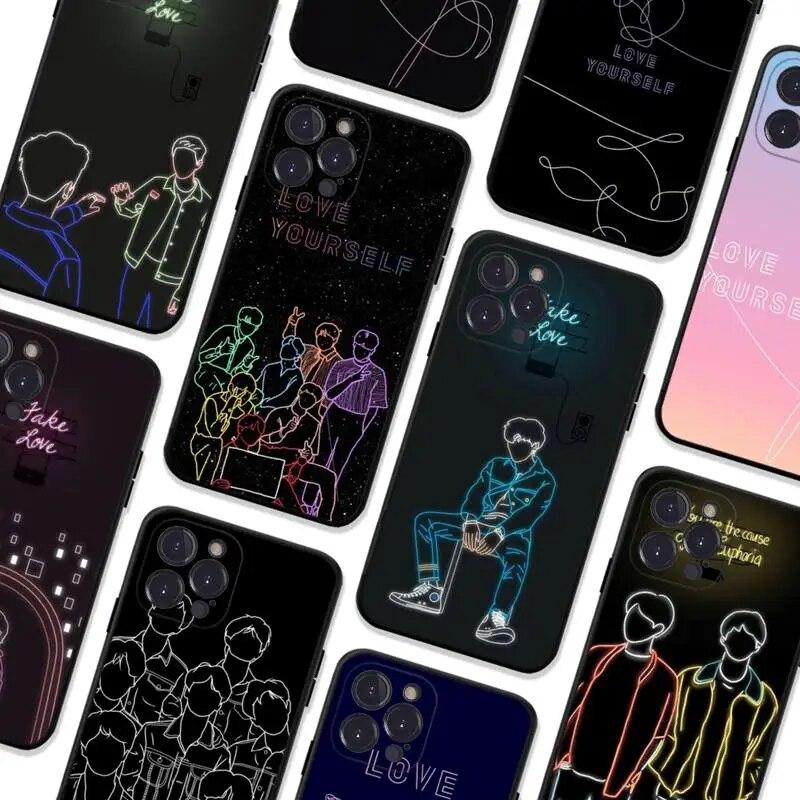 Чехол для телефона Love Yourself Flower Kpop для iPhone 14 11 12 13 Mini Pro XS Max 6 7 8 Plus X XR SE 2020 Funda Shell 
Чехол для телефона Love Yourself Flower Kpop для iPhone 14 11 12 13 Mini Pro XS Max 6 7 8 Plus X XR SE 2020 Funda Shell
