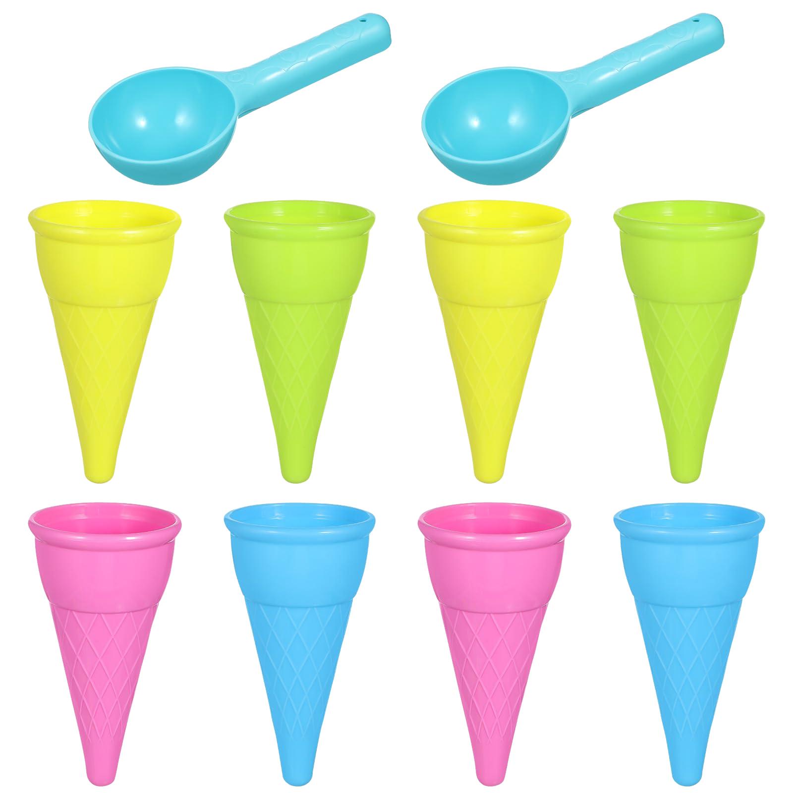 Pool Inflatable Ice Moulds With Spoon: Colourful Plastic Ice Ideal For Children To Play The Beach Summertime for Boys Girls
Pool Inflatable Ice Moulds With Spoon: Colourful Plastic Ice Ideal For Children To Play The Beach Summertime for Boys Girls