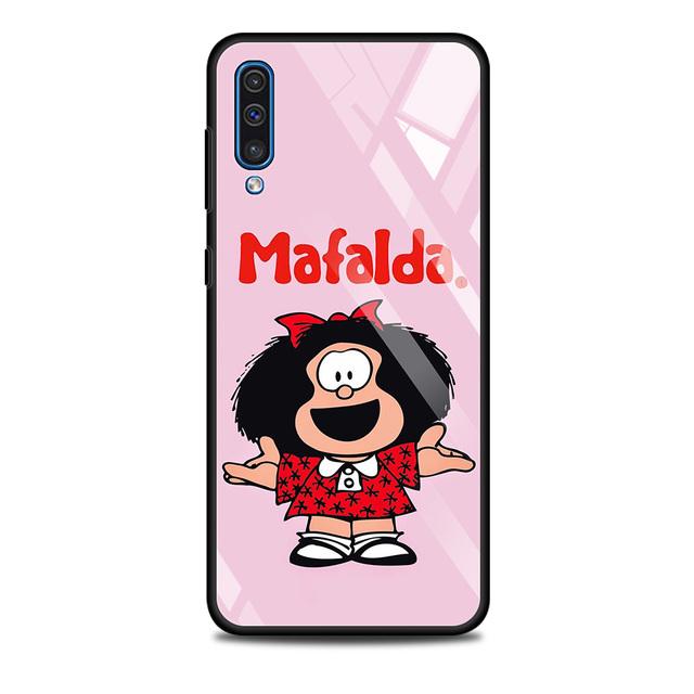 Чехол из закаленного стекла для Samsung Galaxy A70 A50 A40 A30 A20 A10, силиконовая рамка, чехол Caso Funda, милый чехол в стиле аниме Mafalda For Samsung A30
Чехол из закаленного стекла для Samsung Galaxy A70 A50 A40 A30 A20 A10, силиконовая рамка, чехол Caso Funda, милый чехол в стиле аниме Mafalda For Samsung A30