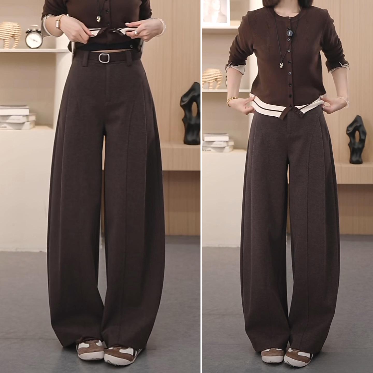Autumn/Winter 2025 Women s Thick Wool Wide-Leg Pants - Soft, Casual, Loose, Flattering 30/2XL
Autumn/Winter 2025 Women s Thick Wool Wide-Leg Pants - Soft, Casual, Loose, Flattering 30/2XL