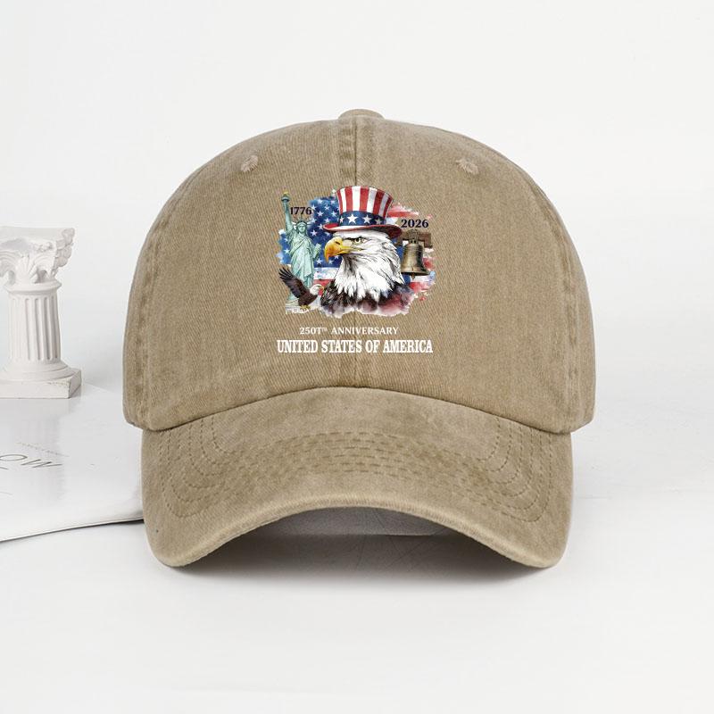 USA 250th Anniversary Commemorative Stamp Washed Baseball Cap Retro Patriotic Style Classic Fashion Daily Commute Holiday Gift
USA 250th Anniversary Commemorative Stamp Washed Baseball Cap Retro Patriotic Style Classic Fashion Daily Commute Holiday Gift