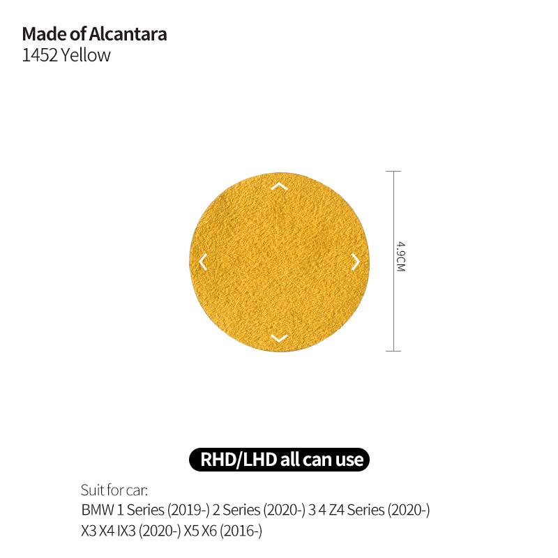 For BMW 1er/2er/3er/4er/z4 Series Made of Alcantara Multimedia Switch Knob Trim Sticker Car Interior Custom Tuning Accessories
For BMW 1er/2er/3er/4er/z4 Series Made of Alcantara Multimedia Switch Knob Trim Sticker Car Interior Custom Tuning Accessories