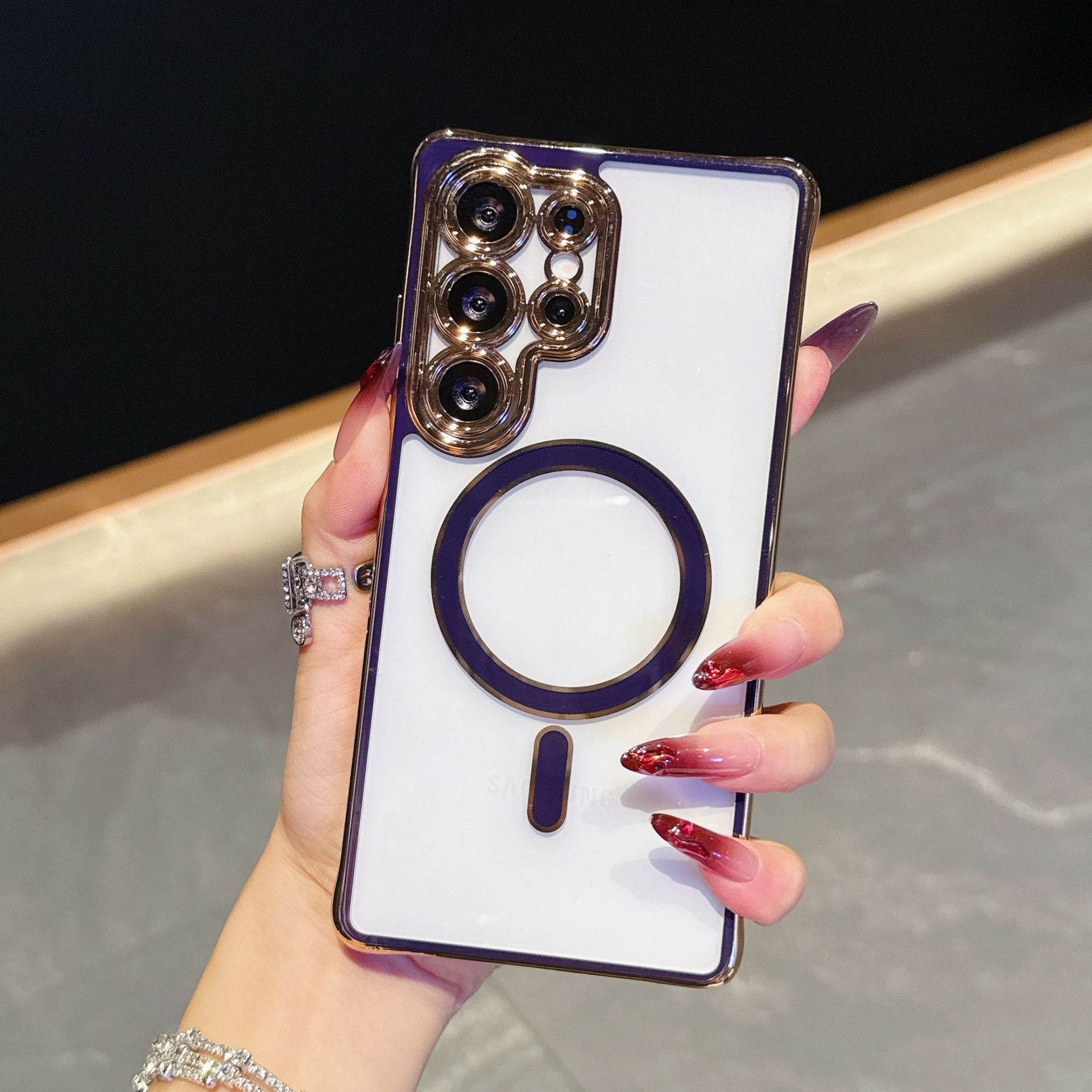 Two color Magnetic Suction Mobile Phone Case Suitable for Samsung S25 Ultra Case 25edge Protective Case A56 Accessories Anti Fe Fashion Samsung S23FE
Two color Magnetic Suction Mobile Phone Case Suitable for Samsung S25 Ultra Case 25edge Protective Case A56 Accessories Anti Fe Fashion Samsung S23FE