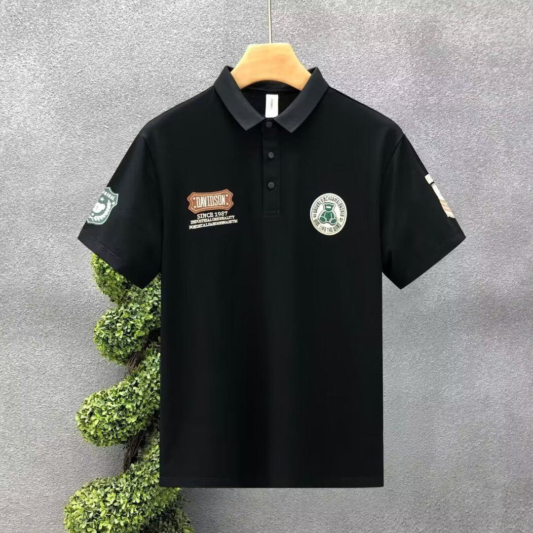 2024 Slim Trend Korean Style Men s Polo T-Shirt - Lapel, Short Sleeve, Versatile Summer Fashion Top L чорний
2024 Slim Trend Korean Style Men s Polo T-Shirt - Lapel, Short Sleeve, Versatile Summer Fashion Top L чорний