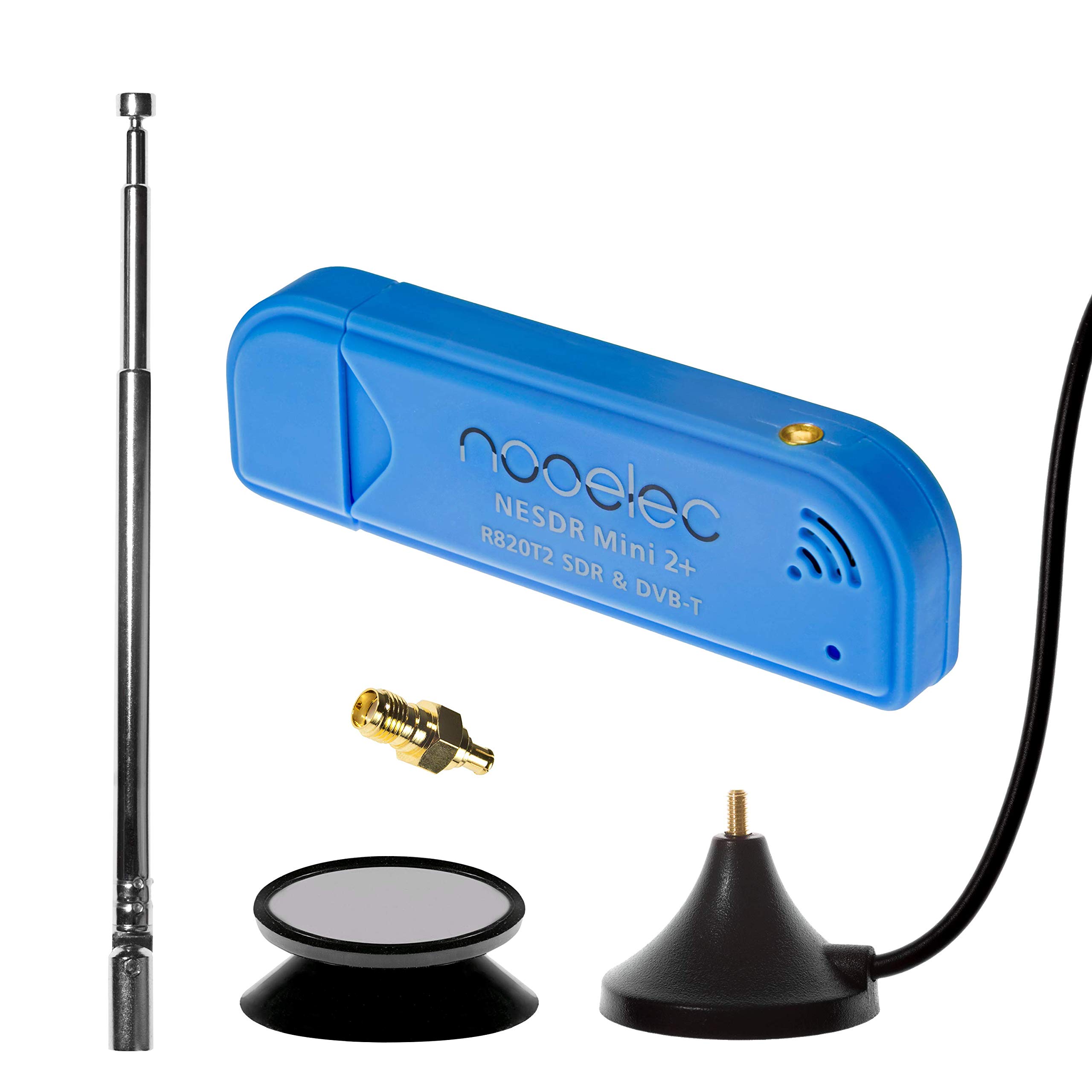 NESDR Mini TCXO and USB receiver set with suction mount and female SMA RTL2832U and R820T2 Low cost software defined radios 2+ 0.5PPM RTL-SDR ADS-B
NESDR Mini TCXO and USB receiver set with suction mount and female SMA RTL2832U and R820T2 Low cost software defined radios 2+ 0.5PPM RTL-SDR ADS-B