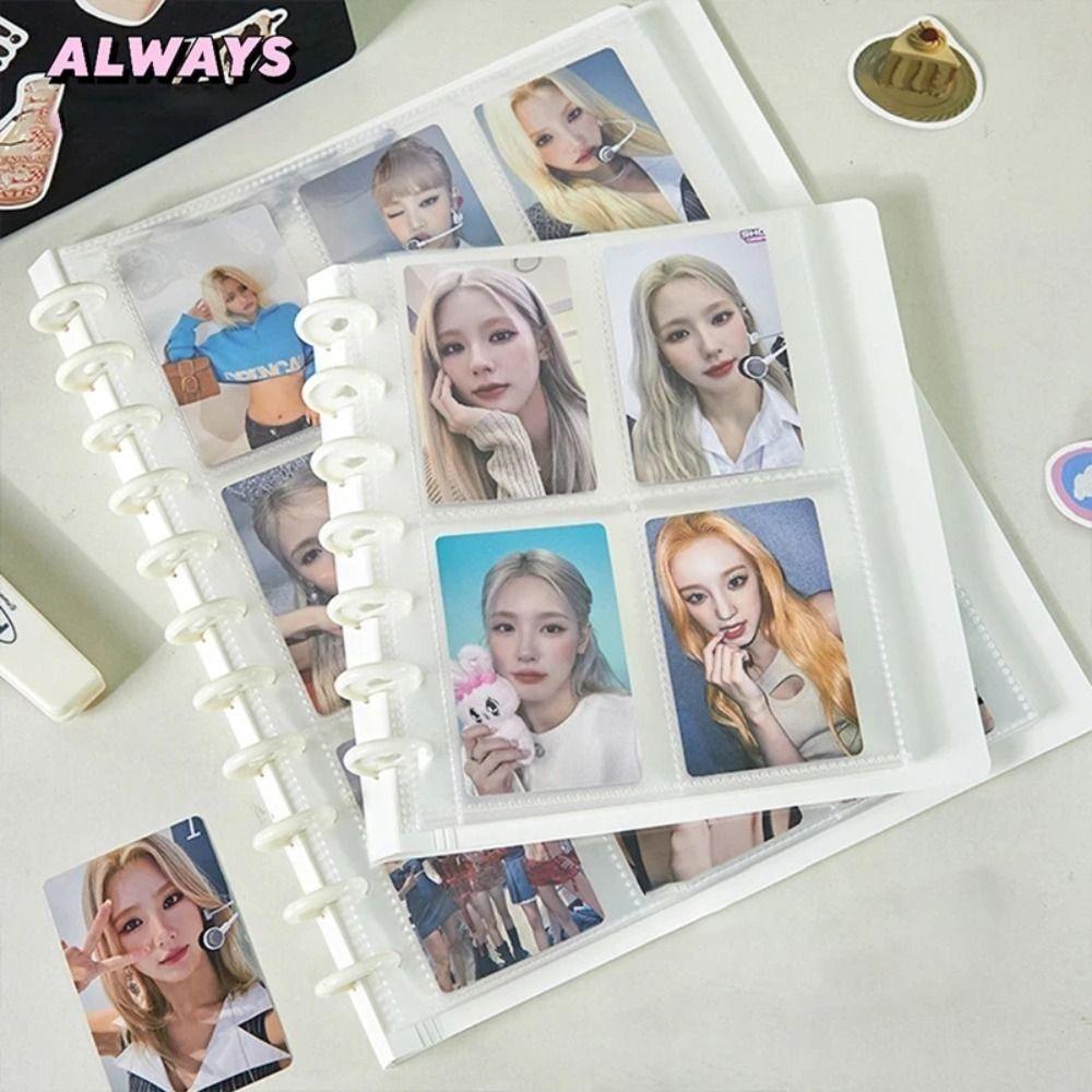 Large Capacity Photo Album Loose-leaf Picture Albums Binder Photocard Holder Student white-20 page
Large Capacity Photo Album Loose-leaf Picture Albums Binder Photocard Holder Student white-20 page