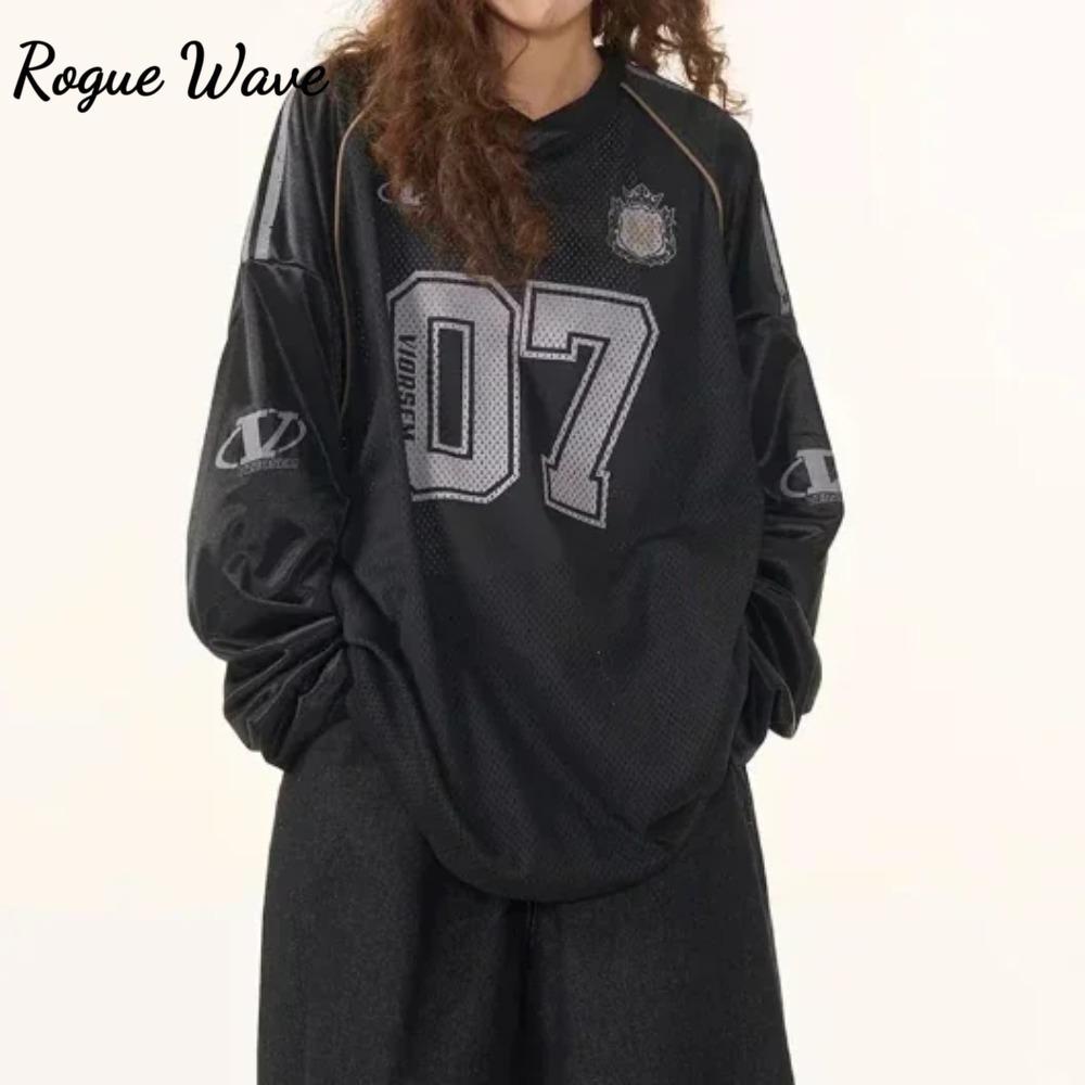 RogueWave Y2K Streetwear Retro Long Sleeve Clothes Letter Printed Plaid Jersey Loose Sweatshirt Men Women Hip Hop Punk Street Couple Tops M
RogueWave Y2K Streetwear Retro Long Sleeve Clothes Letter Printed Plaid Jersey Loose Sweatshirt Men Women Hip Hop Punk Street Couple Tops M