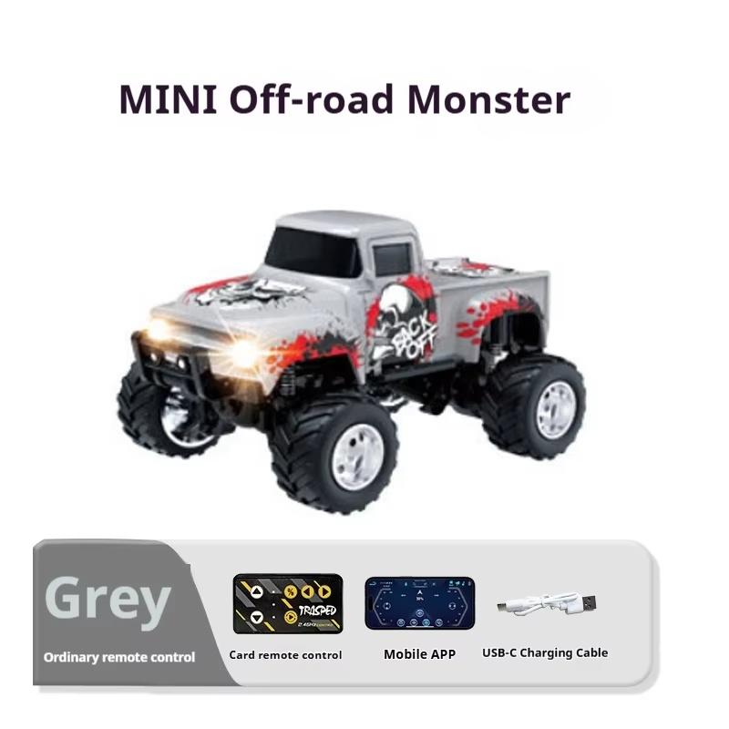 1/64 Rc Car Mini Little Monster 2.4Ghz Remote Control Cars with Cool Spray Painting Pattern Rc Off-road Vehicle Children’s Toys сірий
1/64 Rc Car Mini Little Monster 2.4Ghz Remote Control Cars with Cool Spray Painting Pattern Rc Off-road Vehicle Children’s Toys сірий