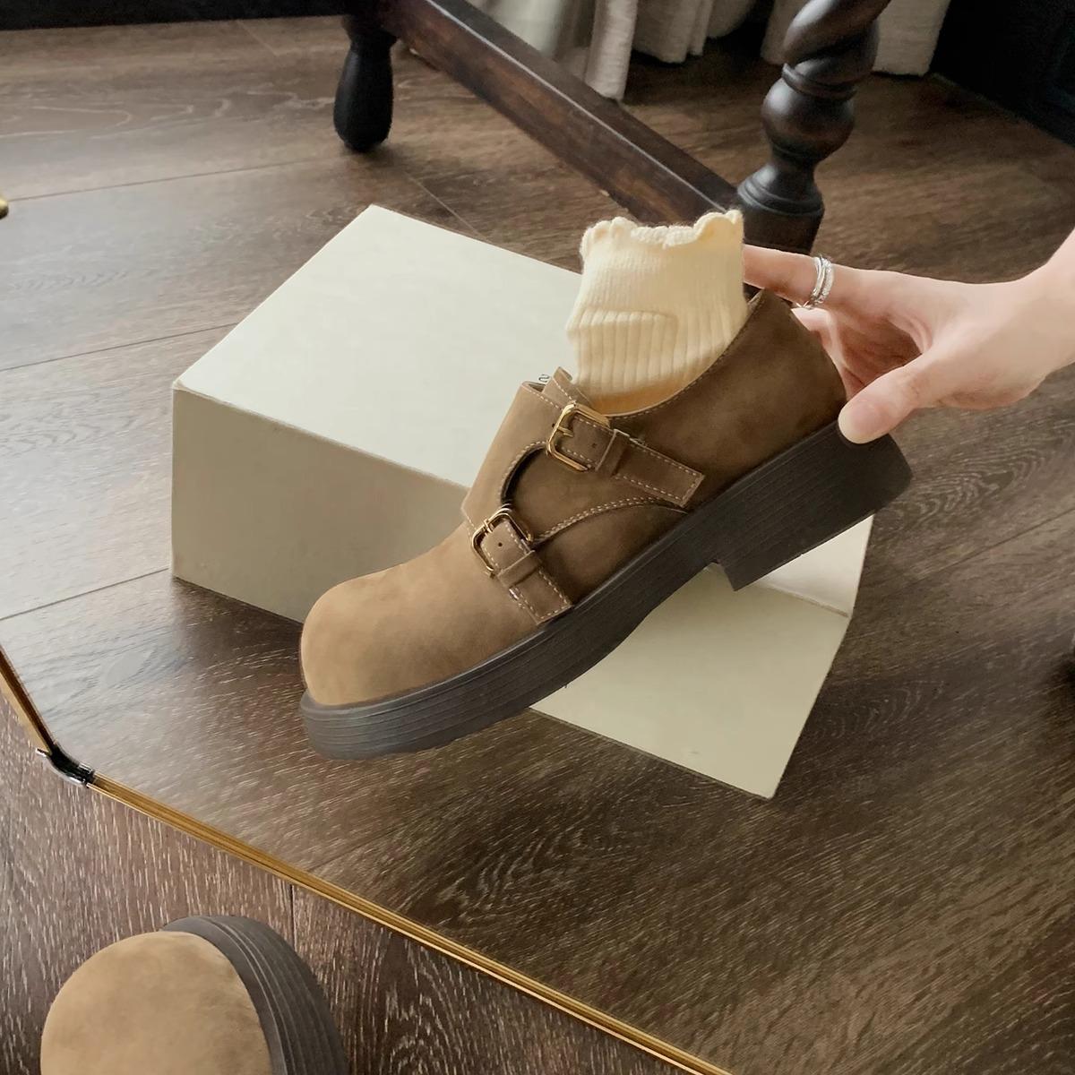 Виноградный mother studiolee двойная пряжка с круглым носком один педаль уродливый милый универсальный ретро британский стиль большая голова кожаные туфли женские 40
Виноградный mother studiolee двойная пряжка с круглым носком один педаль уродливый милый универсальный ретро британский стиль большая голова кожаные туфли женские 40