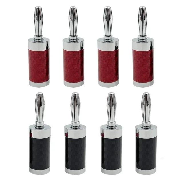 8PCS 4mm Rhodium Plated Banana Plug Socket Horn Audio Video Welding Free Terminal Jack Joint Speaker
8PCS 4mm Rhodium Plated Banana Plug Socket Horn Audio Video Welding Free Terminal Jack Joint Speaker