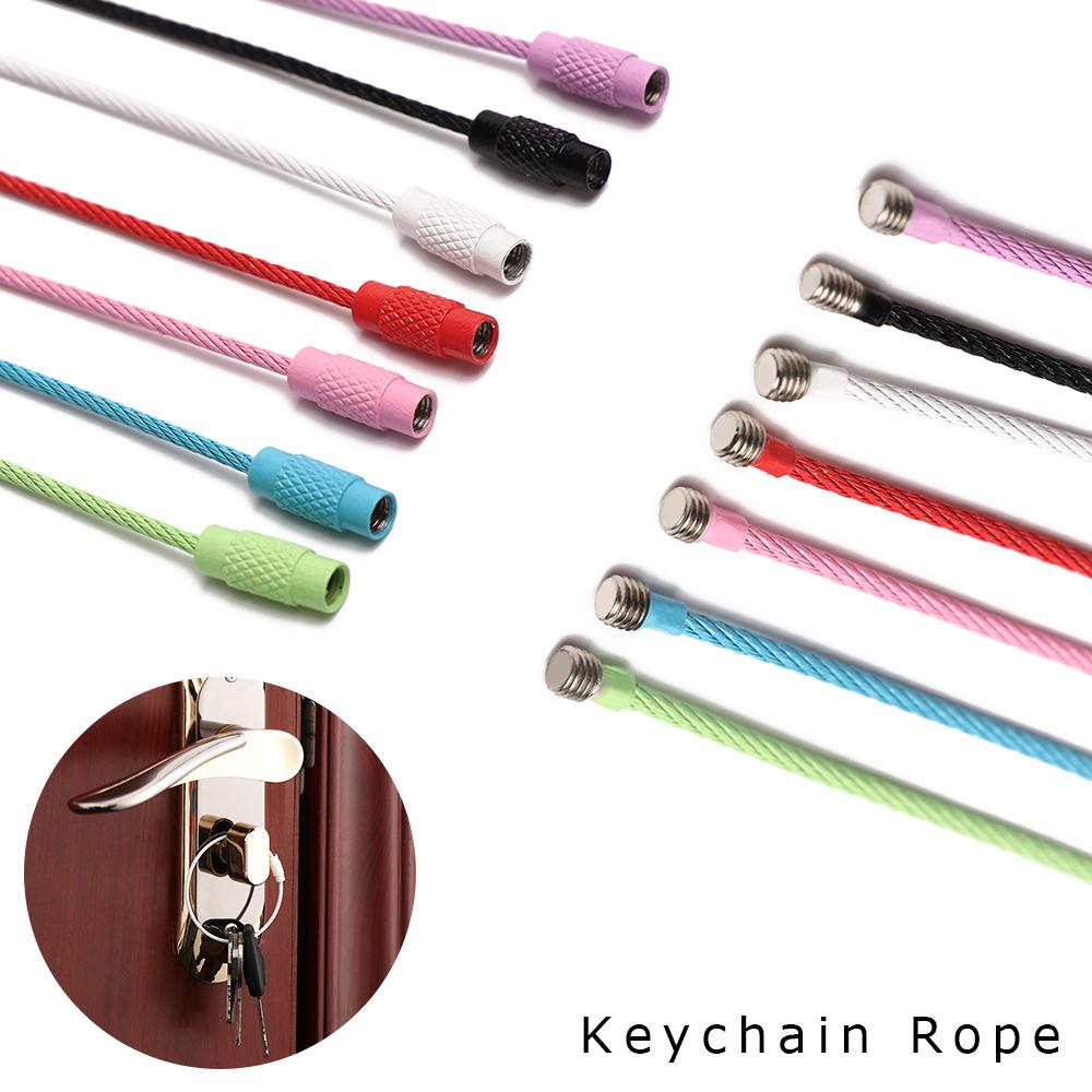 10pcs 1.5*150mm Holder Circle Loop Luggage Tag Cable Wire Keychain Rope Screw Lock EDC Keyring синій
10pcs 1.5*150mm Holder Circle Loop Luggage Tag Cable Wire Keychain Rope Screw Lock EDC Keyring синій