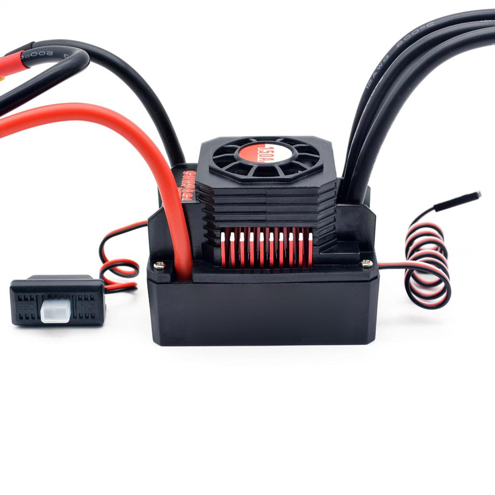 2000 KV 4076 Brushless Motor Waterproof 150A Brushless ESC with BEC XT60 Plug for 1Celsius8 RC Car Accessories
2000 KV 4076 Brushless Motor Waterproof 150A Brushless ESC with BEC XT60 Plug for 1Celsius8 RC Car Accessories