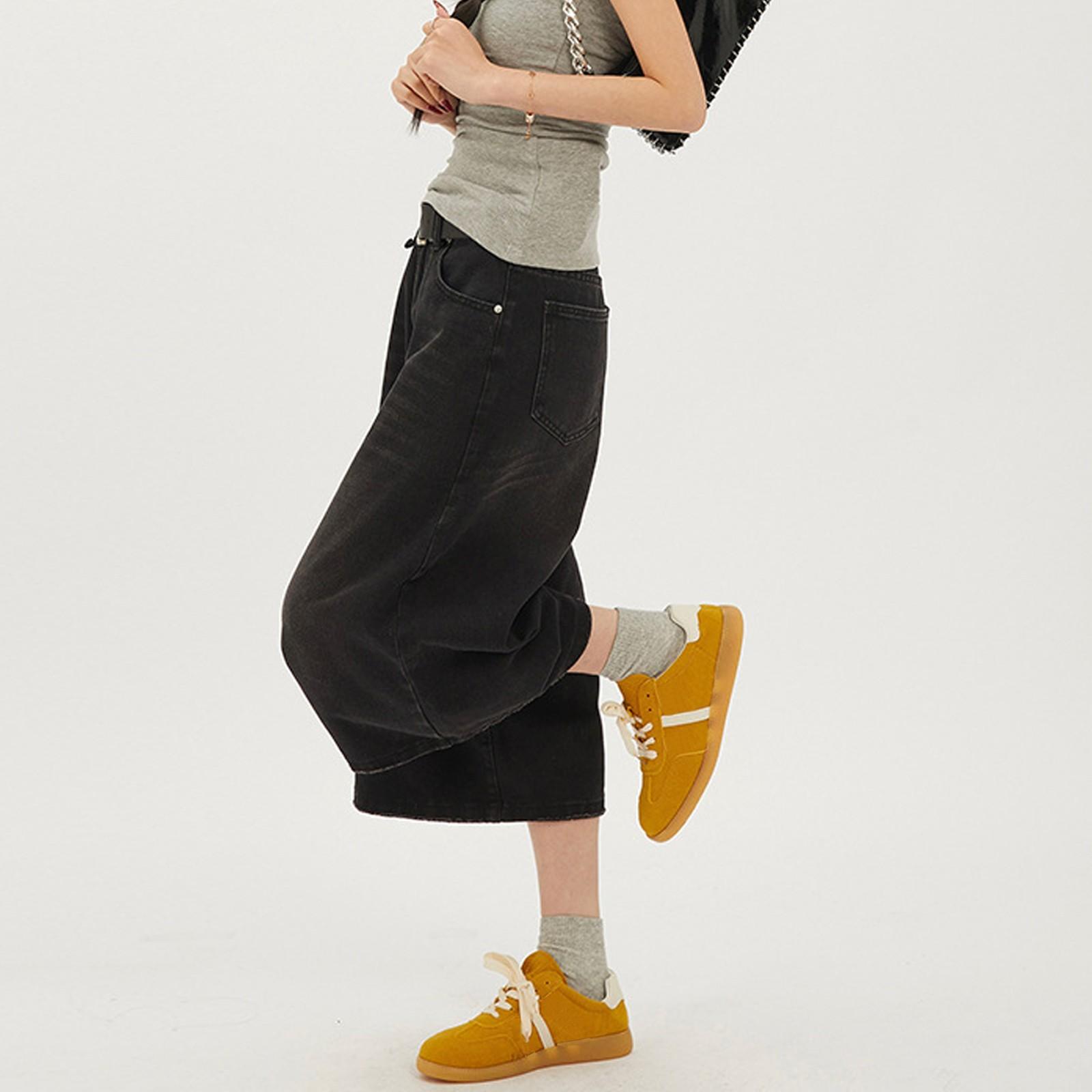 Женские удобные повседневные модные свободные джинсы XXL чёрный
Женские удобные повседневные модные свободные джинсы XXL чёрный