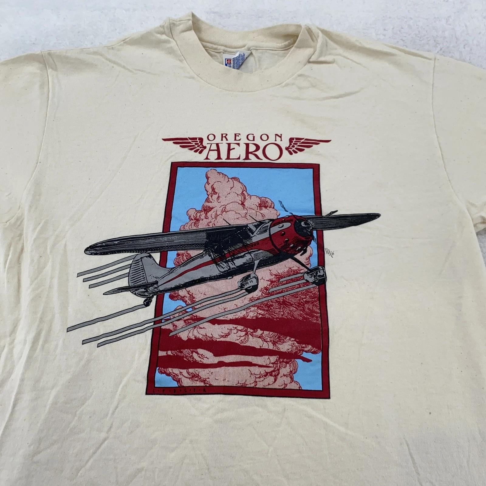 Vintage Oregon Aero Shirt Mens M/L Biplane Airplane Aviation Hanes USA 90s L
Vintage Oregon Aero Shirt Mens M/L Biplane Airplane Aviation Hanes USA 90s L