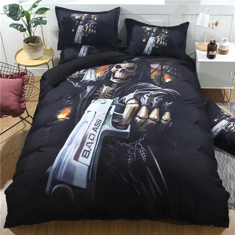 Комплекти постільної білизни з цукровим черепом King Beauty Kiss Skull Duvet Cover Постільний комплект з богемним принтом Чорна постільна білизна Queen Size Bedline 70x133cm 2pcs
Комплекти постільної білизни з цукровим черепом King Beauty Kiss Skull Duvet Cover Постільний комплект з богемним принтом Чорна постільна білизна Queen Size Bedline 70x133cm 2pcs