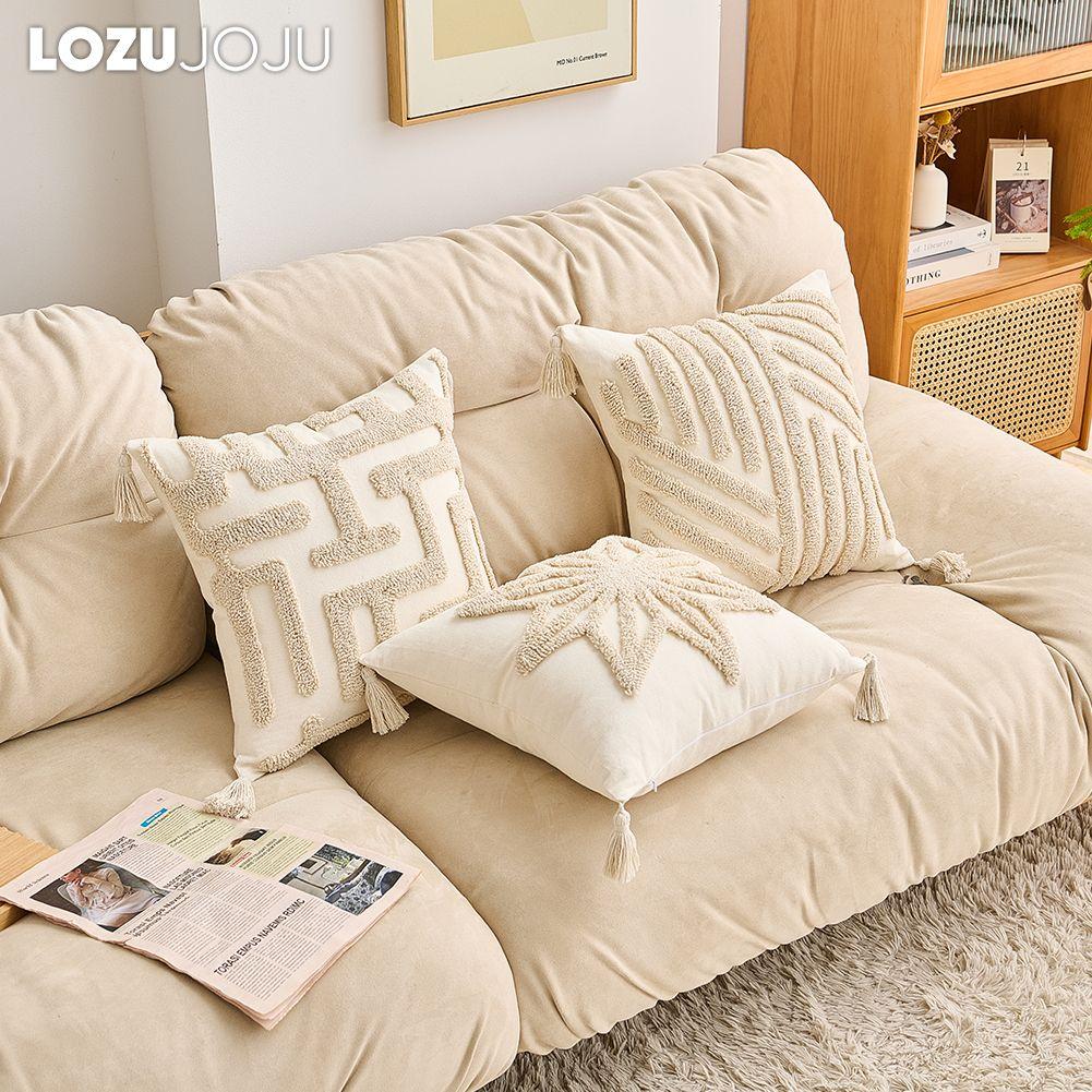 1PC LOZUJOJU Beige Soft Cushion Cover Bohemian Tassel Style Tufted Embroidered Pillowcase for Sofa Living Room Bedroom Home Decor W45cm x L45cm
1PC LOZUJOJU Beige Soft Cushion Cover Bohemian Tassel Style Tufted Embroidered Pillowcase for Sofa Living Room Bedroom Home Decor W45cm x L45cm
