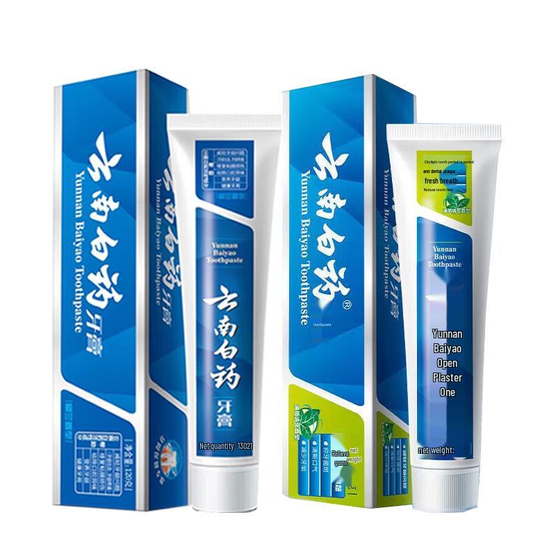 Yunnan Baiyao Toothpaste Gum Care & Fresh Breath Set
Yunnan Baiyao Toothpaste Gum Care & Fresh Breath Set