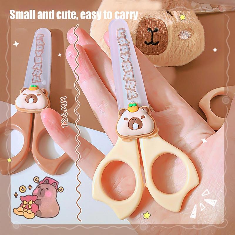 Kid Scissors Cute Capybara Round Tip Safety Scissors For Kindergarten Children Activities Supplies Anti-Slip Handle Students Italy
Kid Scissors Cute Capybara Round Tip Safety Scissors For Kindergarten Children Activities Supplies Anti-Slip Handle Students Italy
