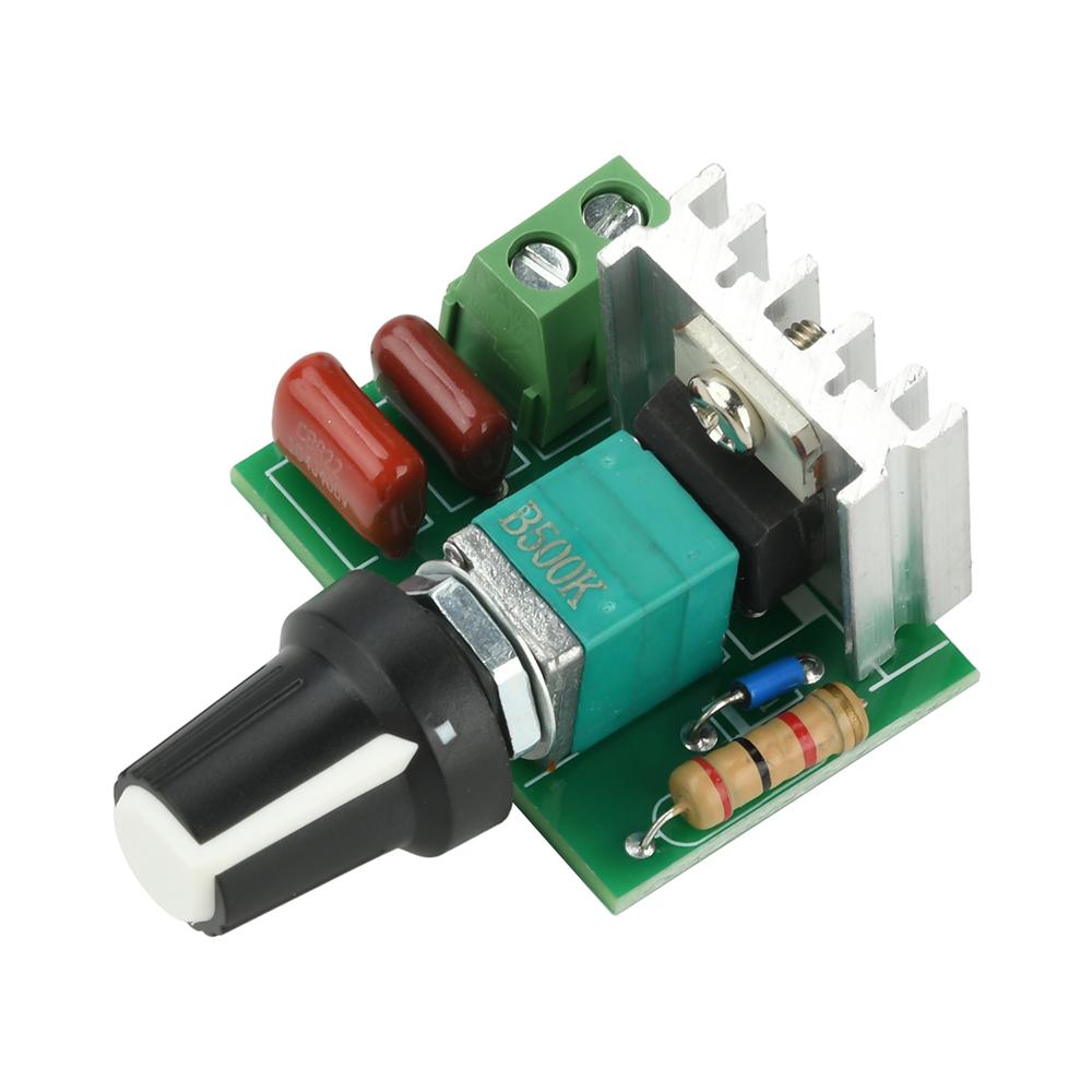 500W Dimming Temperature Voltage Regulating Speed Controller Module AC 220V Stepless Adjustment Motor Speed Controller
500W Dimming Temperature Voltage Regulating Speed Controller Module AC 220V Stepless Adjustment Motor Speed Controller