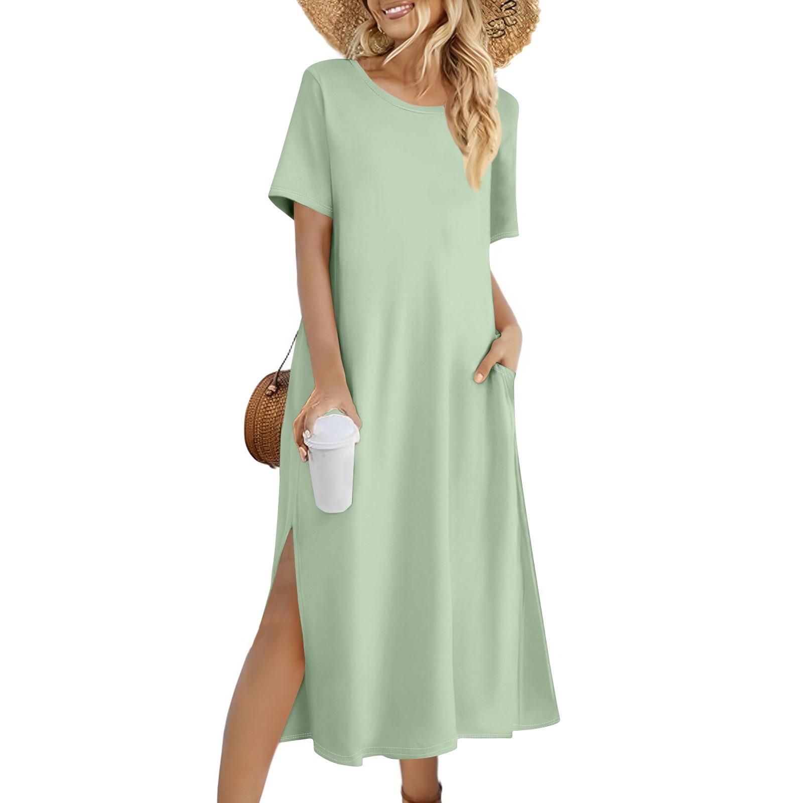 Женское модное летнее однотонное платье, повседневное пляжное платье, облегающее праздничное платье XL
Женское модное летнее однотонное платье, повседневное пляжное платье, облегающее праздничное платье XL