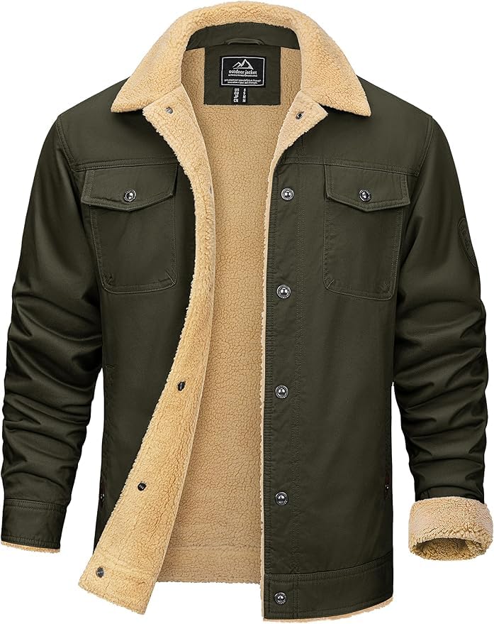 KEFITEVD Thick Military Jacket with Fleece Warm and Thermal Casual Size M Men s Lining, Jacket, Green, зелёный
KEFITEVD Thick Military Jacket with Fleece Warm and Thermal Casual Size M Men s Lining, Jacket, Green, зелёный