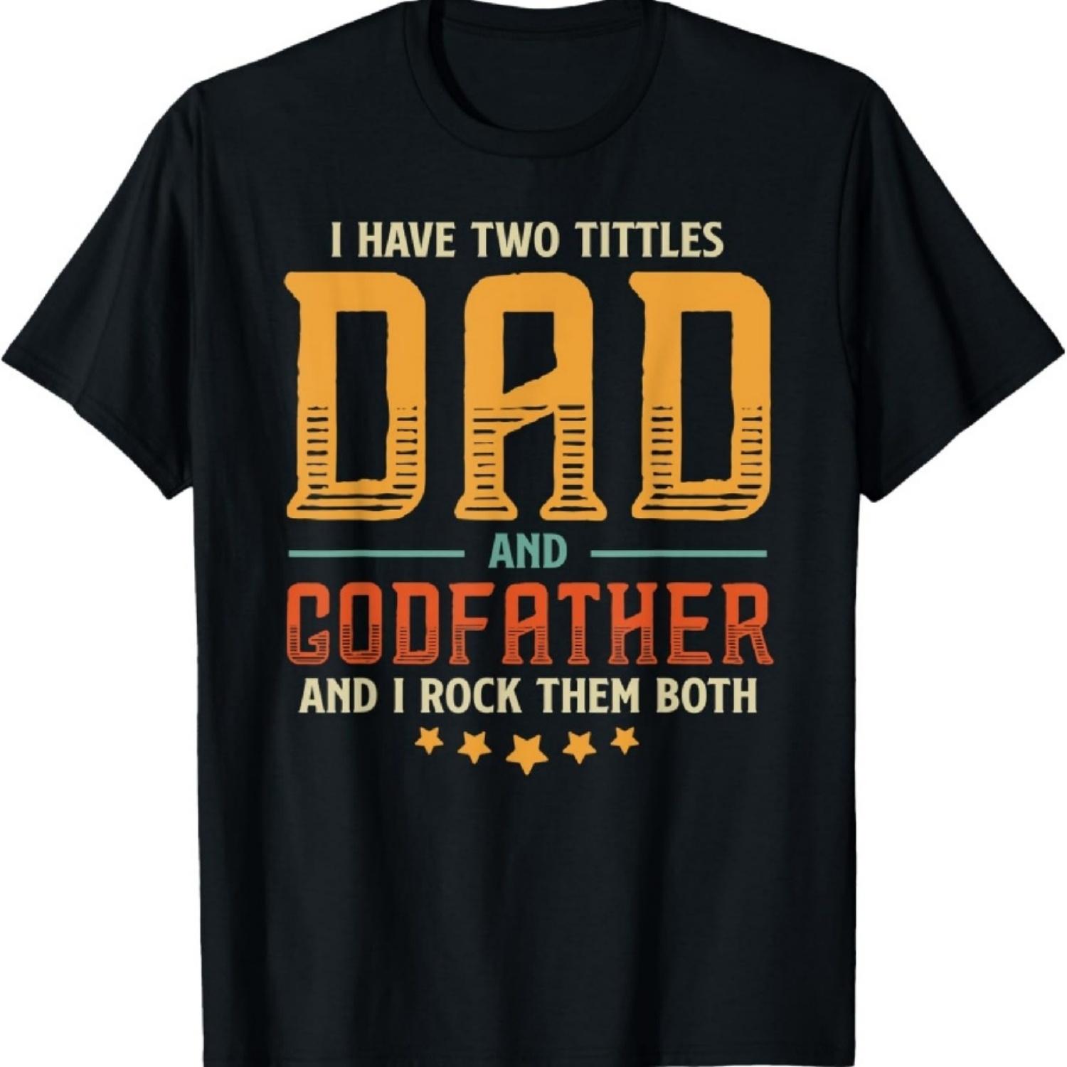 Proud Dad Father s day Two Titles Dad and Godfather T-Shirt XXXXXL чорний
Proud Dad Father s day Two Titles Dad and Godfather T-Shirt XXXXXL чорний