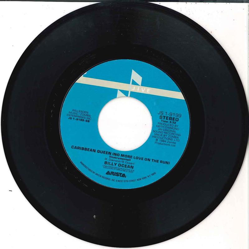 7-дюймовая пластинка BILLY OCEAN - Caribbean Queen (Больше никакой любви на JS19199 JIVE 1984 США Соул/Фанк Б/У
7-дюймовая пластинка BILLY OCEAN - Caribbean Queen (Больше никакой любви на JS19199 JIVE 1984 США Соул/Фанк Б/У