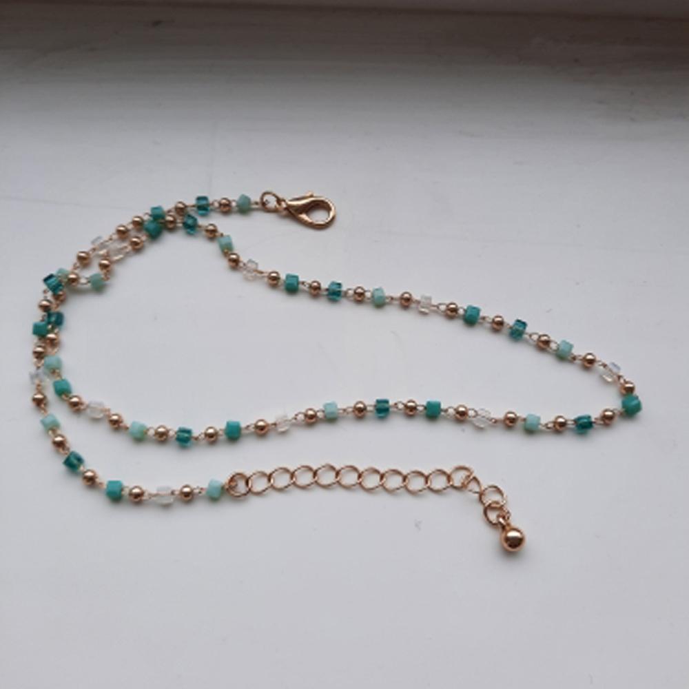 Elegant Girls Geometric Women Temperament Clavicle Chain Choker Metal Chain Bead Necklace зелёный
Elegant Girls Geometric Women Temperament Clavicle Chain Choker Metal Chain Bead Necklace зелёный