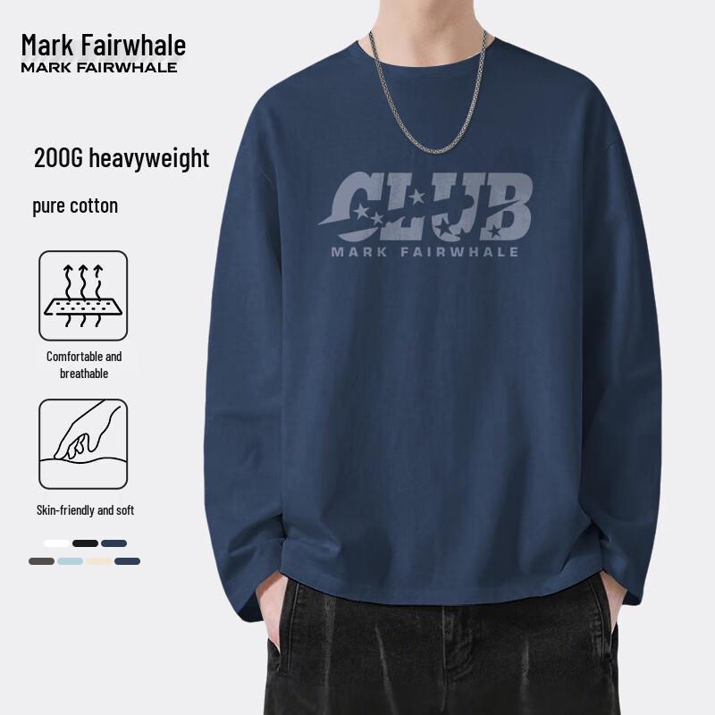 Mark Fairwhale Men s Heavyweight Cotton Long-Sleeve T-Shirt M
Mark Fairwhale Men s Heavyweight Cotton Long-Sleeve T-Shirt M