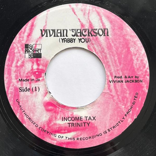 7inch Record TRINITY Income Tax NONE Vivian Jackson Jamaica Reggae Ska Dub Used
7inch Record TRINITY Income Tax NONE Vivian Jackson Jamaica Reggae Ska Dub Used