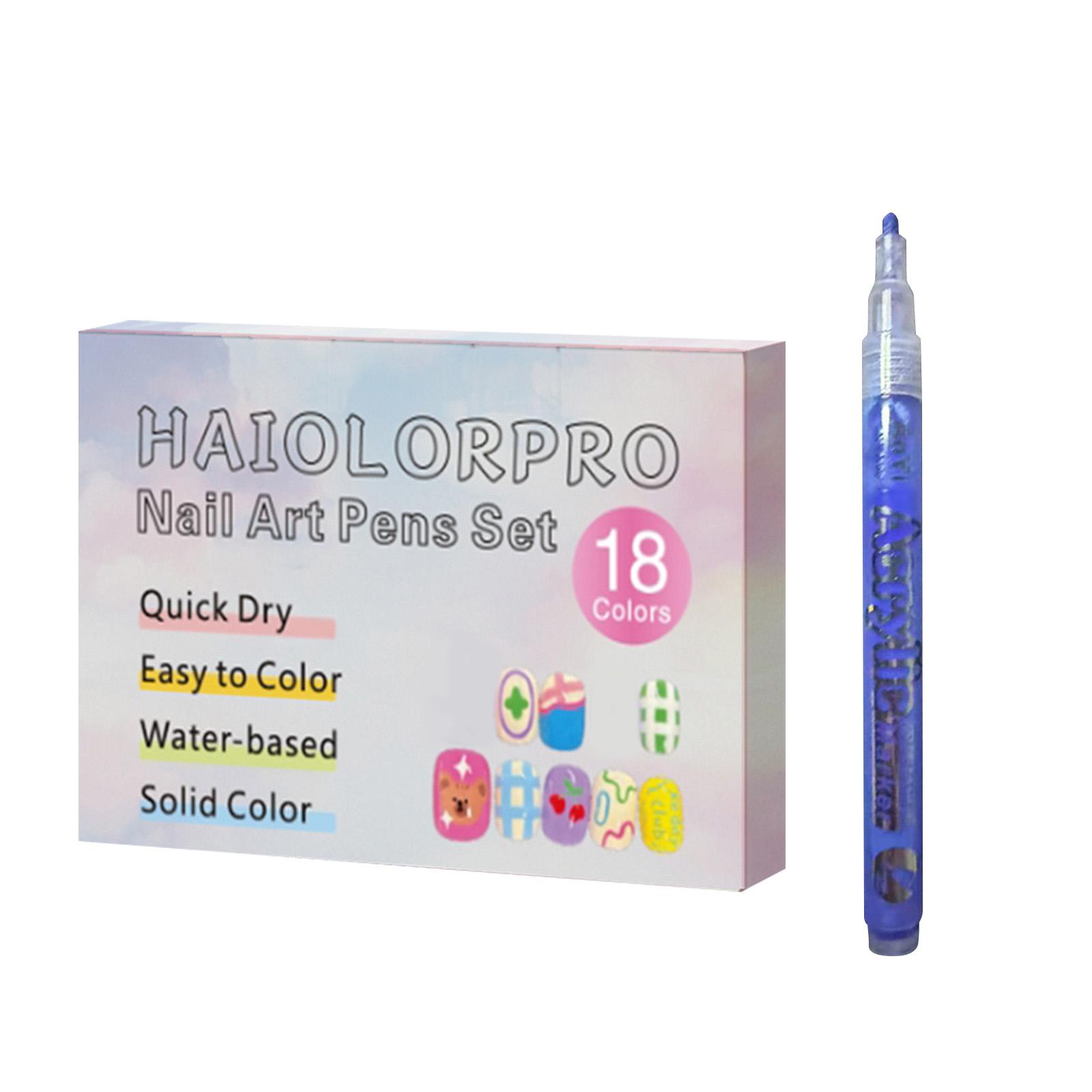 18 Color Nail Polish Pen Set, DIY Nail Pen Lines,art, DIY Nail Creation Pen (1 Box/18ml) One Size білий
18 Color Nail Polish Pen Set, DIY Nail Pen Lines,art, DIY Nail Creation Pen (1 Box/18ml) One Size білий