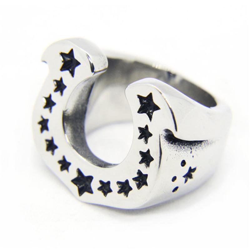Horseshoe Solid Ring 316L Stainless Steel Jewelry Punk Biker Men Girls Stars Ring Size 7-13 13
Horseshoe Solid Ring 316L Stainless Steel Jewelry Punk Biker Men Girls Stars Ring Size 7-13 13