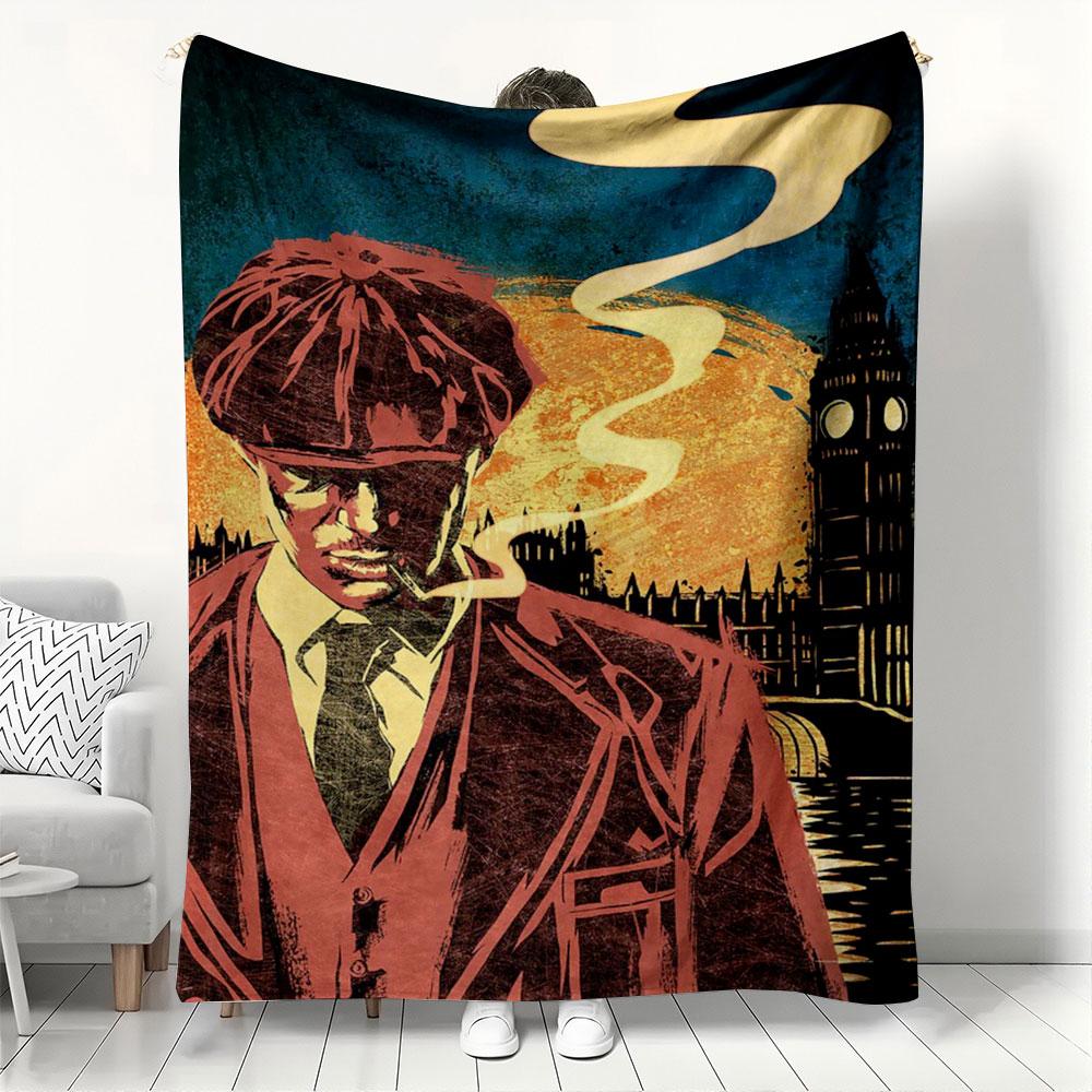 Peaky Blinders Style Print Flannel Blanket Lightweight Soft Cozy Warm Throw Blanket for Sofa Bed Couch Home Decor All Season 130x150cm
Peaky Blinders Style Print Flannel Blanket Lightweight Soft Cozy Warm Throw Blanket for Sofa Bed Couch Home Decor All Season 130x150cm