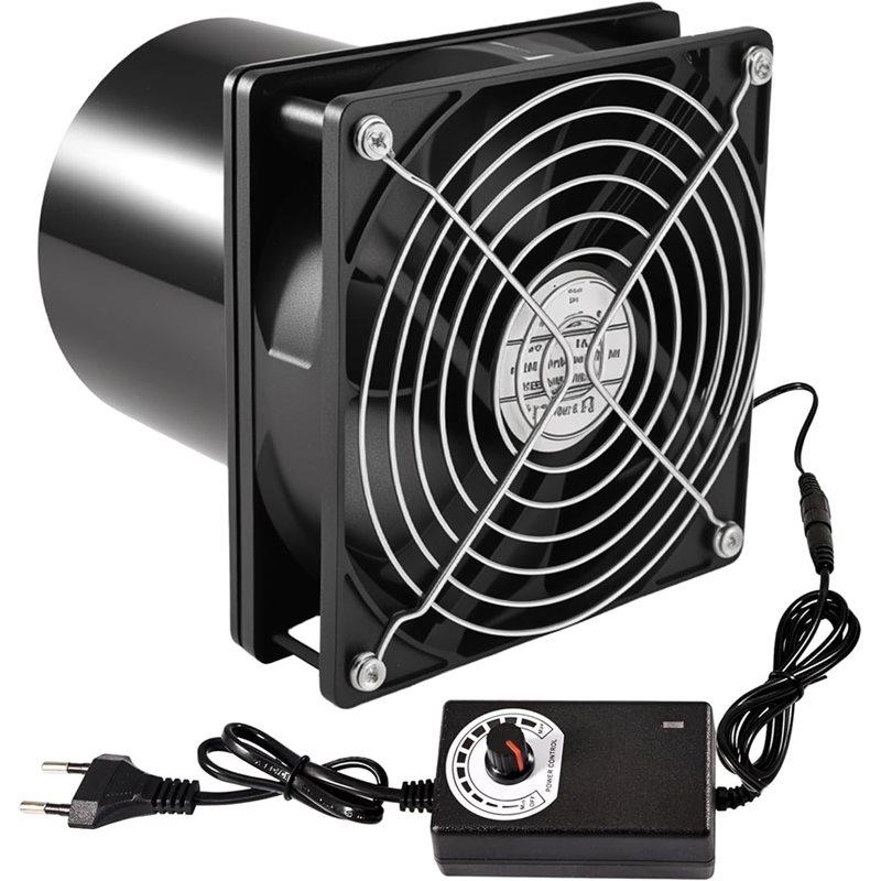 ABWR-For Bathroom, For Toilet, Kitchen, Greenhouse 12V 100Mm Extractor Fan With Speed Control, 3000 RPM Pipe Fan EU Plug
ABWR-For Bathroom, For Toilet, Kitchen, Greenhouse 12V 100Mm Extractor Fan With Speed Control, 3000 RPM Pipe Fan EU Plug