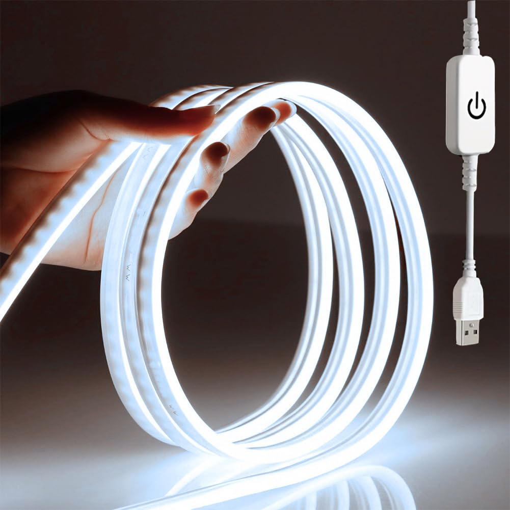 Honebear LED Tape Bar USB Kitchen Under Shelf High Daylight Bulb Indirect LED Indoor Cabinet No Construction DIY Decorative Indoor Shelf Night Energy
Honebear LED Tape Bar USB Kitchen Under Shelf High Daylight Bulb Indirect LED Indoor Cabinet No Construction DIY Decorative Indoor Shelf Night Energy