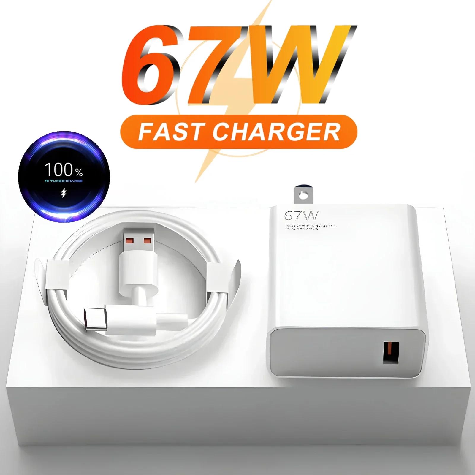 US 6A 67W Турбо Швидкий Настінний Зарядний Пристрій Для Xiaomi 10 11 12 13T Redmi Note 9 10S 11T 12 POCO F5 X3 X4 X5 Pro Кабель для Зарядки Type-C USB US Plug - 1m Cable
US 6A 67W Турбо Швидкий Настінний Зарядний Пристрій Для Xiaomi 10 11 12 13T Redmi Note 9 10S 11T 12 POCO F5 X3 X4 X5 Pro Кабель для Зарядки Type-C USB US Plug - 1m Cable