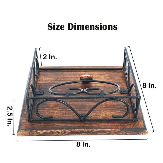 Железный держатель для салфеток 20,32 см для обеденного стола, держатель для бумажных салфеток
Железный держатель для салфеток 20,32 см для обеденного стола, держатель для бумажных салфеток