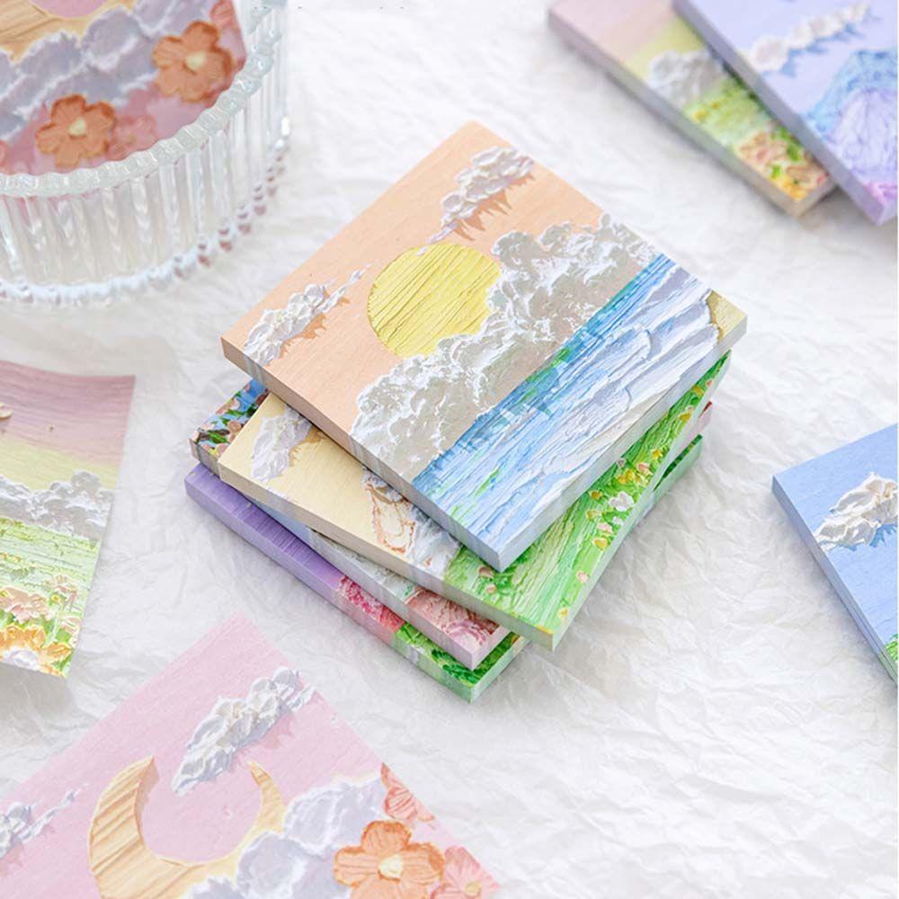 Do Check List Notepad Pads Sticky Note Paper landscape Oil Painting Sticky Note Memo Pad Memo Note 2
Do Check List Notepad Pads Sticky Note Paper landscape Oil Painting Sticky Note Memo Pad Memo Note 2