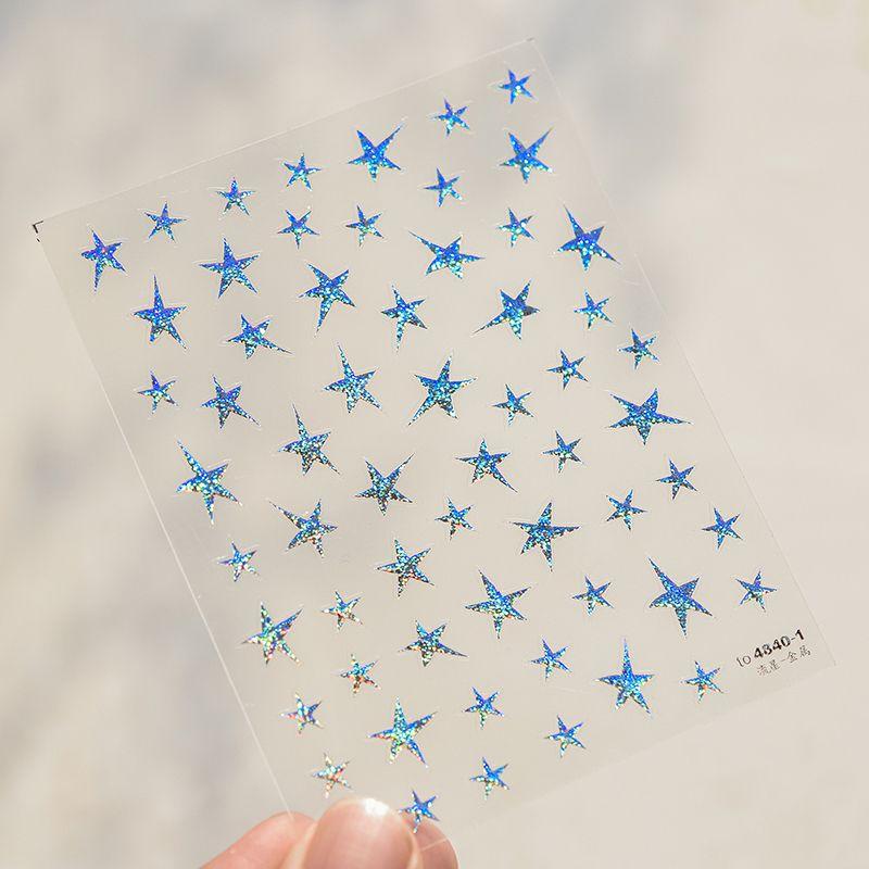 Hongjin Five-Pointed Star Nail Sticker New Arrival Relief 5D Internet Celebrity Ins Glitter Meteor Mans Nail Sticker Decorations Flash Silver Meteor 4840-1
Hongjin Five-Pointed Star Nail Sticker New Arrival Relief 5D Internet Celebrity Ins Glitter Meteor Mans Nail Sticker Decorations Flash Silver Meteor 4840-1