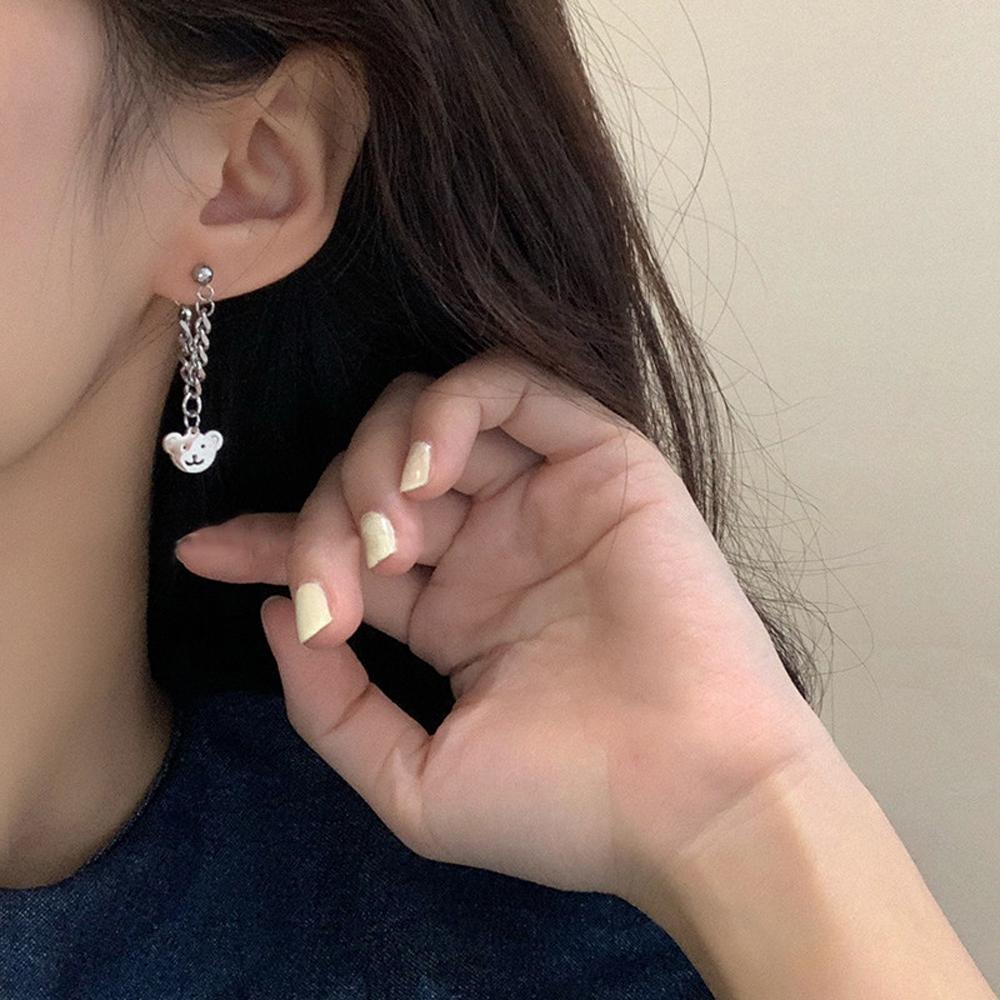 Fashion Jewelry Cute Girls Women Animal Small Tassel Earrings Punk Chain Metal Bear Dangle Earrings серебряный
Fashion Jewelry Cute Girls Women Animal Small Tassel Earrings Punk Chain Metal Bear Dangle Earrings серебряный