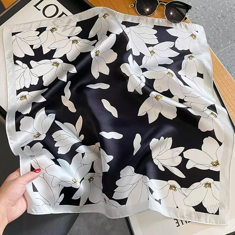 Floral Print Silk Square Scarf for Women Neckerchief Kerchief Hairband Hijab Lady Headband Foulard Bag Ribbon Satin Headscarf 70x70cm
Floral Print Silk Square Scarf for Women Neckerchief Kerchief Hairband Hijab Lady Headband Foulard Bag Ribbon Satin Headscarf 70x70cm