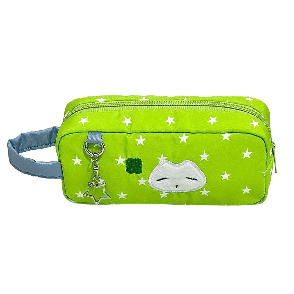 New Green Pen Bag Star Clover Kitten Pattern Handheld Stationery Bag Portable Large Capacity Pencil Case Students зелёный
New Green Pen Bag Star Clover Kitten Pattern Handheld Stationery Bag Portable Large Capacity Pencil Case Students зелёный