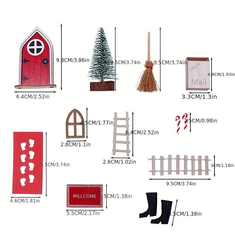 1:12 рождественских кукольных домиков, дверь снежного эльфа и декор для сада с гномами, миниатюрный набор аксессуаров для кукольного домика, набор для самостоятельной сборки модели, рождественский подарок
1:12 рождественских кукольных домиков, дверь снежного эльфа и декор для сада с гномами, миниатюрный набор аксессуаров для кукольного домика, набор для самостоятельной сборки модели, рождественский подарок