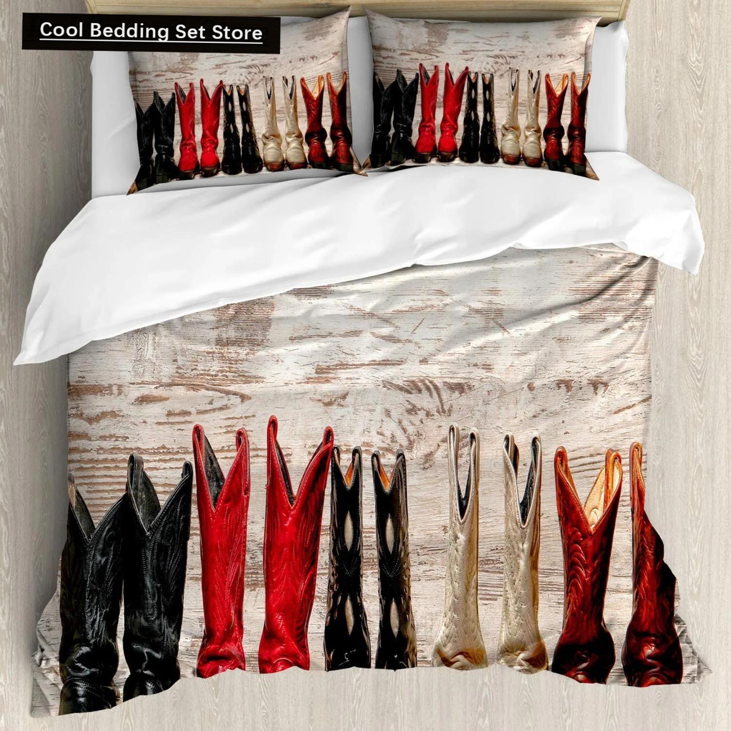 Comforter Western American Cowgirl Leather Boots Rustic Wild West Theme Cultural Double Queen King Polyester Qulit Comforter (quilt)-EU Single(135*200cm)3pcs
Comforter Western American Cowgirl Leather Boots Rustic Wild West Theme Cultural Double Queen King Polyester Qulit Comforter (quilt)-EU Single(135*200cm)3pcs