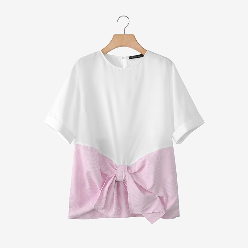ZANZEA Women Casual Round Neck Short Sleeve Stripe Splice Loose Blouse 2XL рожевий
ZANZEA Women Casual Round Neck Short Sleeve Stripe Splice Loose Blouse 2XL рожевий