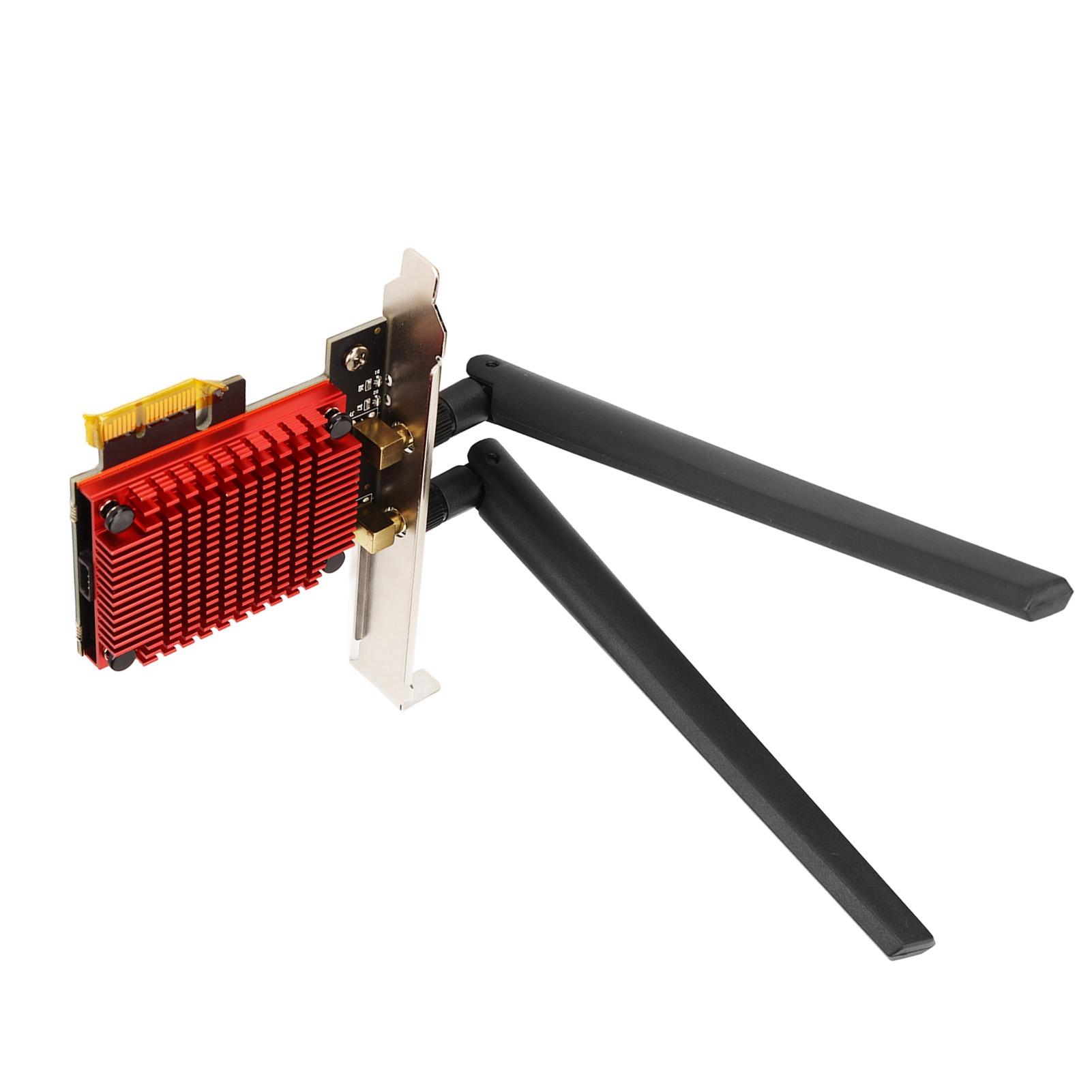 Wireless PCIe Card 3000Mbps Gigabit 2.4G 5G Dual Band Wireless Network Card 6dBi High Gain AC68
Wireless PCIe Card 3000Mbps Gigabit 2.4G 5G Dual Band Wireless Network Card 6dBi High Gain AC68