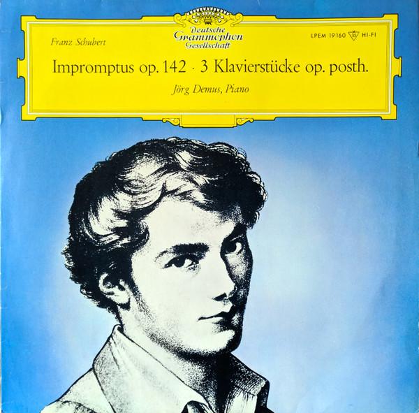 LP Record FRANZ SCHUBERT JRG DEMUS Impromptus Op.142 3 Piano Pieces LPEM19160 Deutsche Grammo 1958 Germany Classical Used
LP Record FRANZ SCHUBERT JRG DEMUS Impromptus Op.142 3 Piano Pieces LPEM19160 Deutsche Grammo 1958 Germany Classical Used