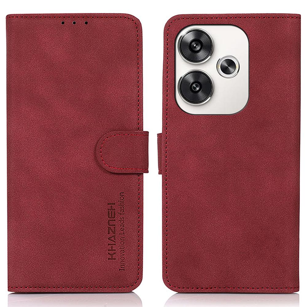 For Xiaomi Poco F6 5G/Redmi Turbo 3 5G Case Magnetic Clasp Leather Mobile Phone Cover Red
For Xiaomi Poco F6 5G/Redmi Turbo 3 5G Case Magnetic Clasp Leather Mobile Phone Cover Red