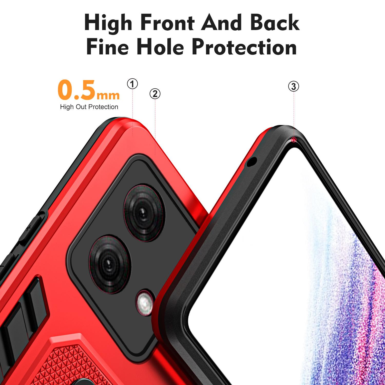 For Motorola Moto G84 5G Cover Non-slip Anti-fall PC+TPU Kickstand Protective Case Red
For Motorola Moto G84 5G Cover Non-slip Anti-fall PC+TPU Kickstand Protective Case Red