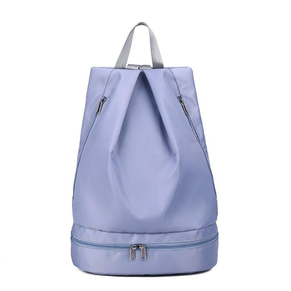 Складной рюкзак для плавания с разделением на мокрое и сухое, дорожная сумка, сумка для водного фитнеса, для спортзала синий